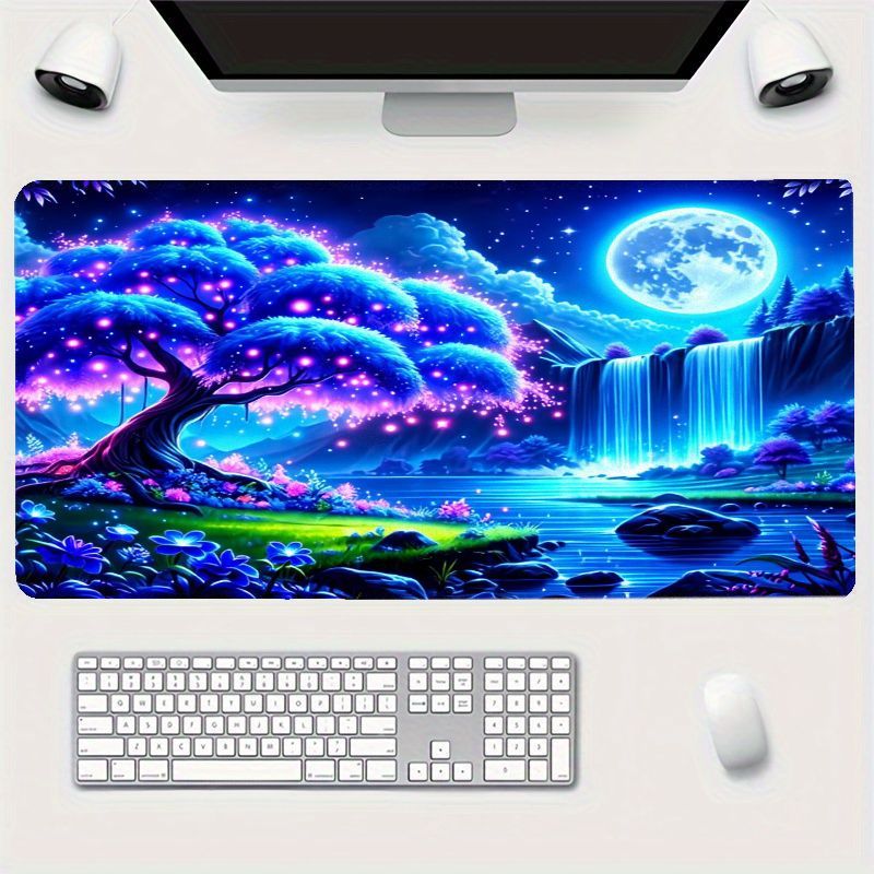Gaming Accessories Brands - Brand Large Iron Mouse Pad Moon