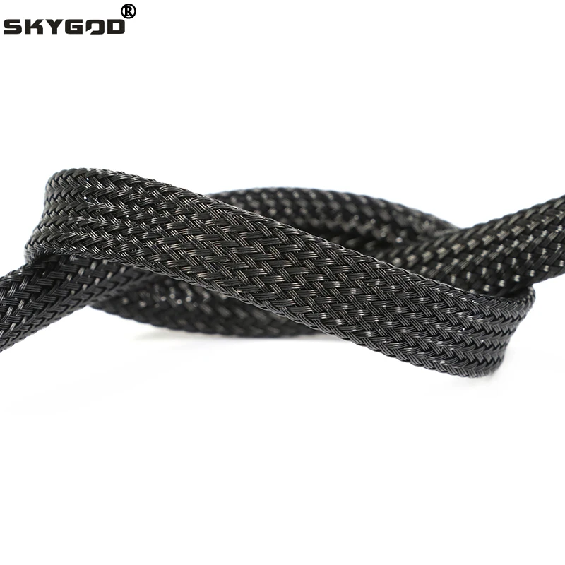 Cable Sleeve Braided - 1~50m PET Braid Sleeve Black 2/4/6/8/10/12/14/16/20/25/30/35/40/50/60mm