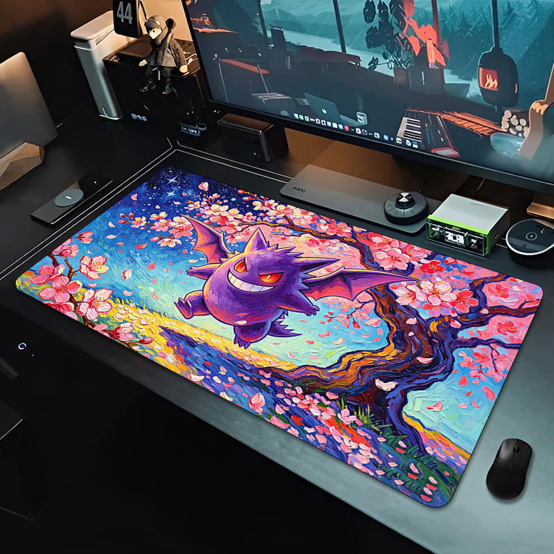 Gaming Accessories Desk - Mouse Pad sakura Gengar Gaming Accessories