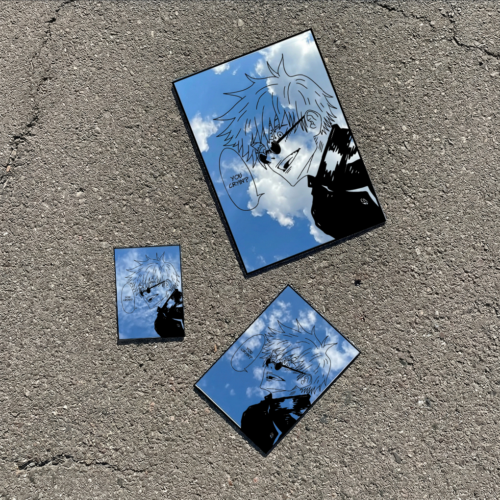 Custom Design Anime Mirror Vin - Vintage Gaming Accessories ulasan dan harga