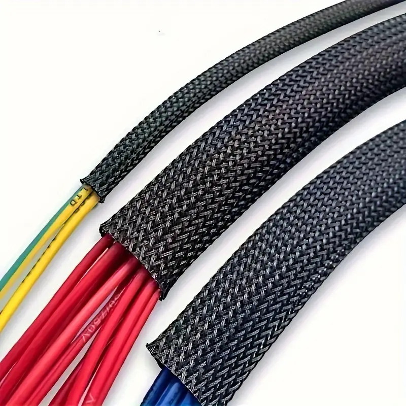 10m 32.8ft Pet Braided Mesh Sl - Cable Sleeve Braided ulasan dan harga