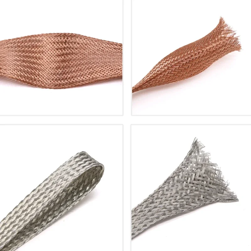 1/2/5M Copper Braided Sleeve T - Cable Sleeve Braided ulasan dan harga