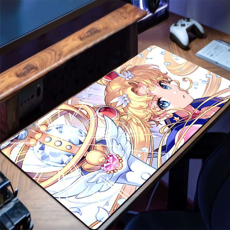 90x40cm Mouse Pad S-Sailor Moo - Gaming Accessories Kawaii ulasan dan harga