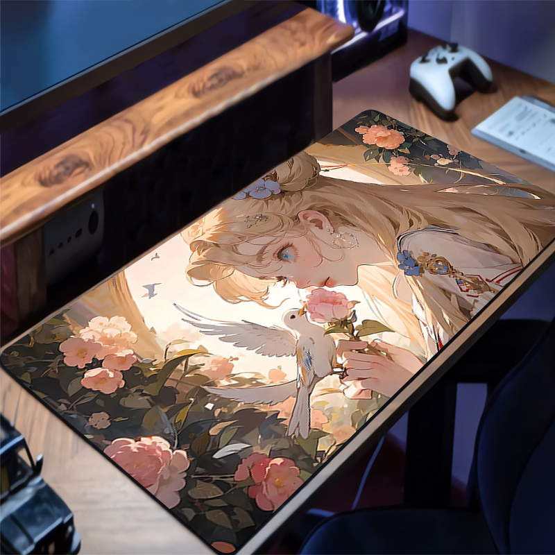 90x40cm Mouse Pad S-Sailor Moo - Gaming Accessories Kawaii ulasan dan harga