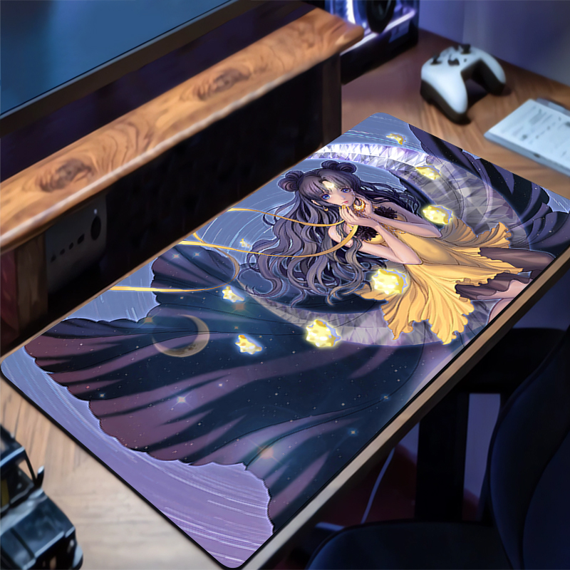 90x40cm Mouse Pad S-Sailor Moo - Gaming Accessories Kawaii ulasan dan harga