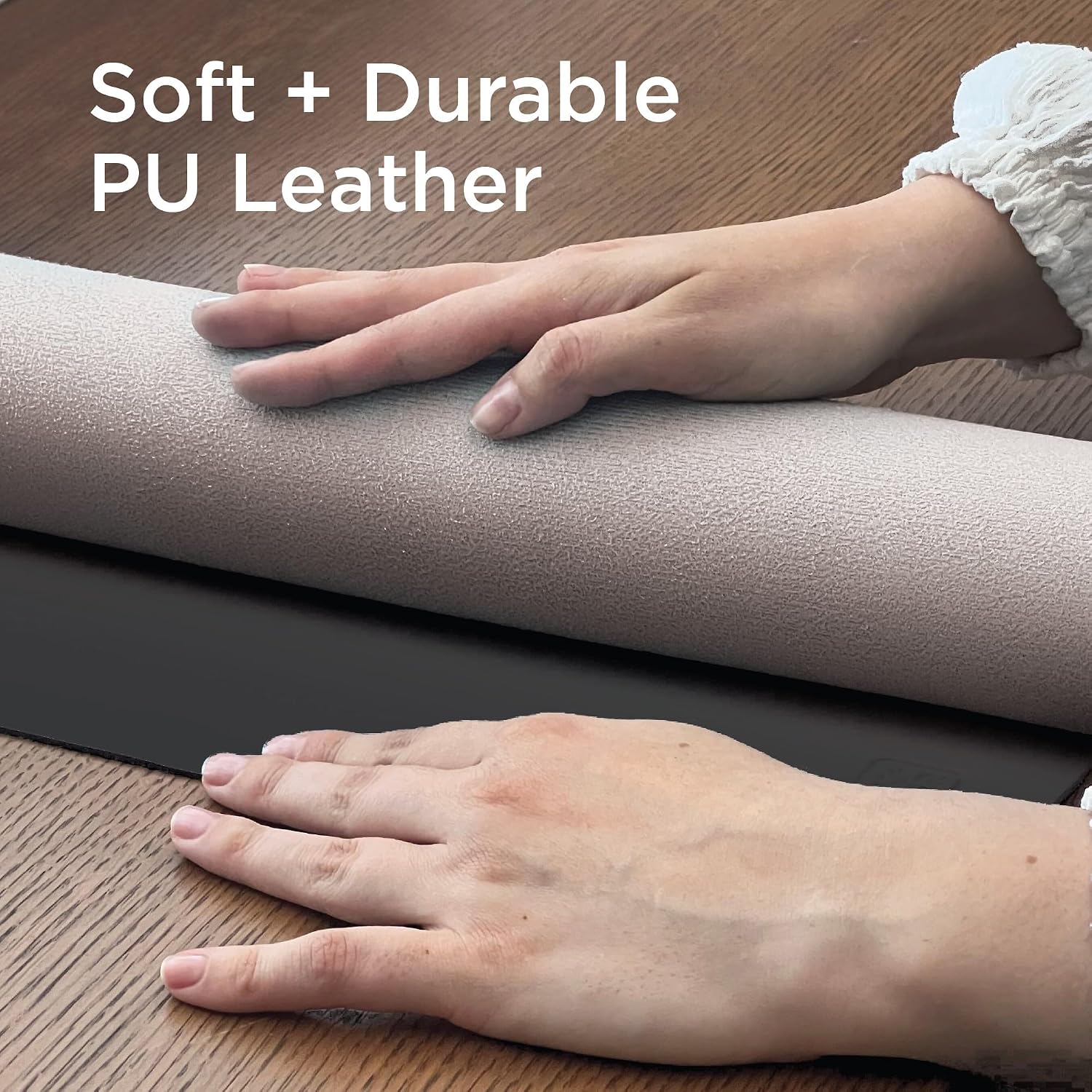 Faux Leather Desk Mat for Keyb - Gaming Accessories Desk ulasan dan harga