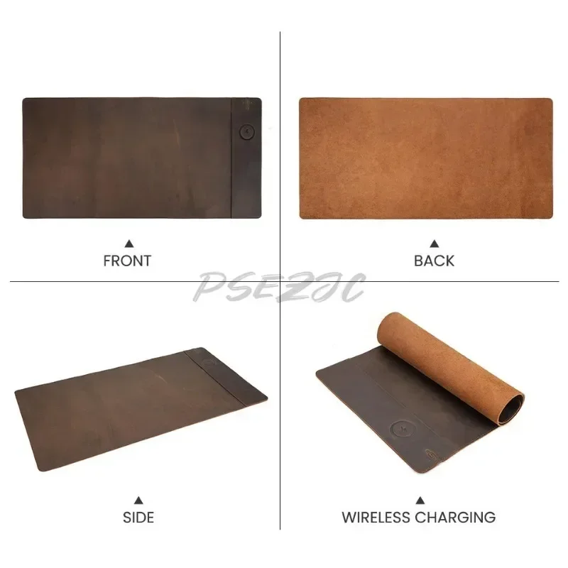 Vintage Cowhide Mouse Pad with - Vintage Gaming Accessories ulasan dan harga