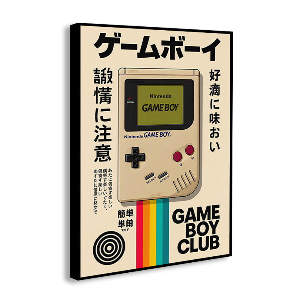 Vintage Gaming Console Canvas  - Vintage Gaming Accessories ulasan dan harga