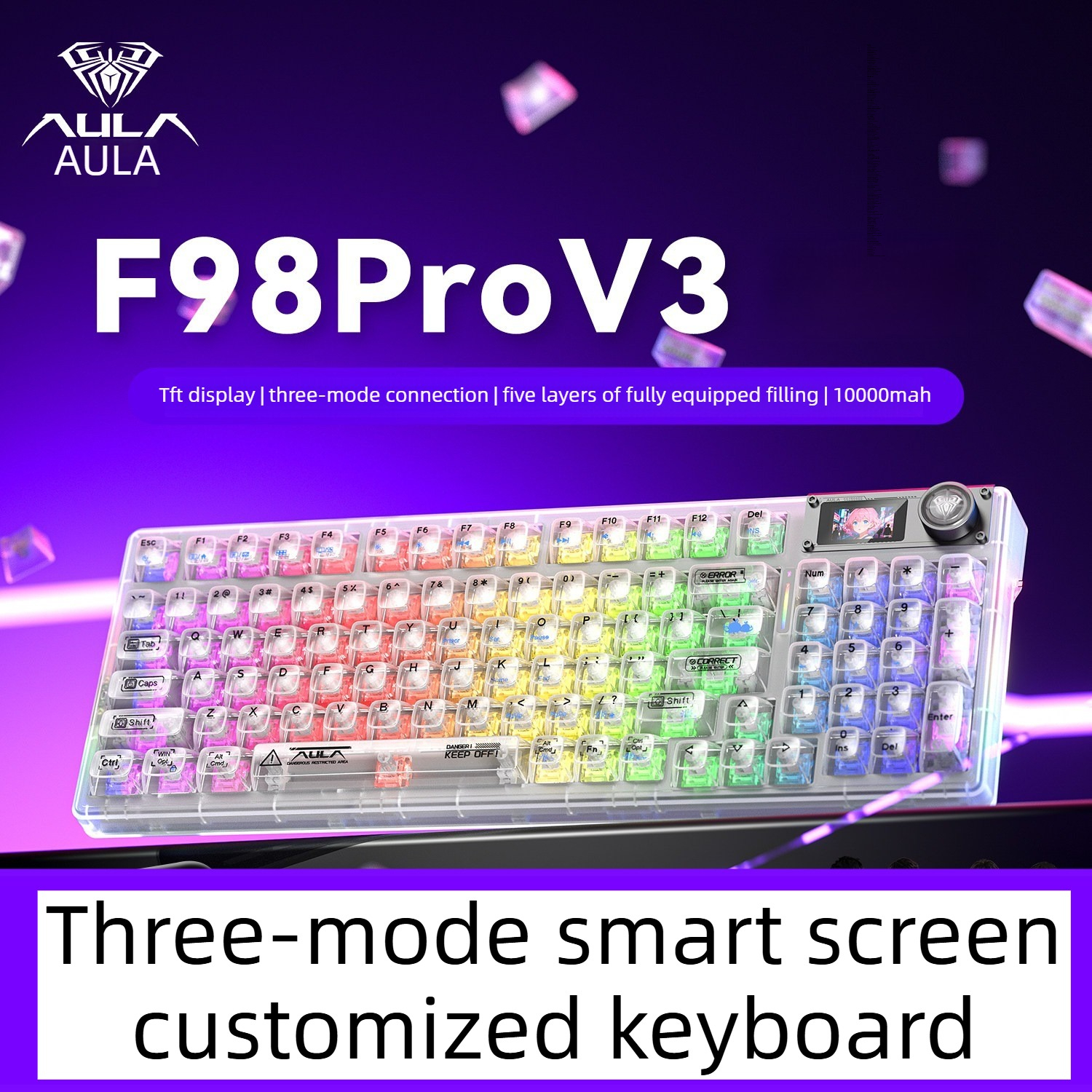 AULA F98proV3 Mechanical keybo - Gaming Accessories Ipad ulasan dan harga