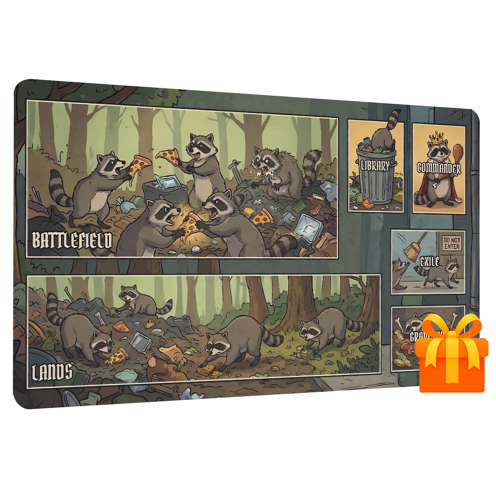 Brand Humorous Raccoon Game Ma - Gaming Accessories Brands ulasan dan harga