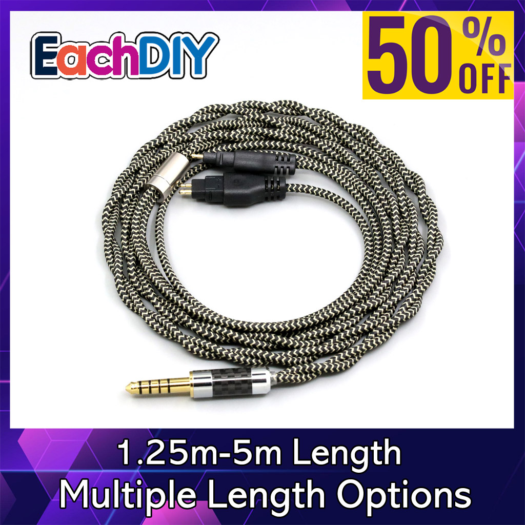 2 Core 2.8mm Litz OFC Earphone - Cable Sleeve Braided ulasan dan harga