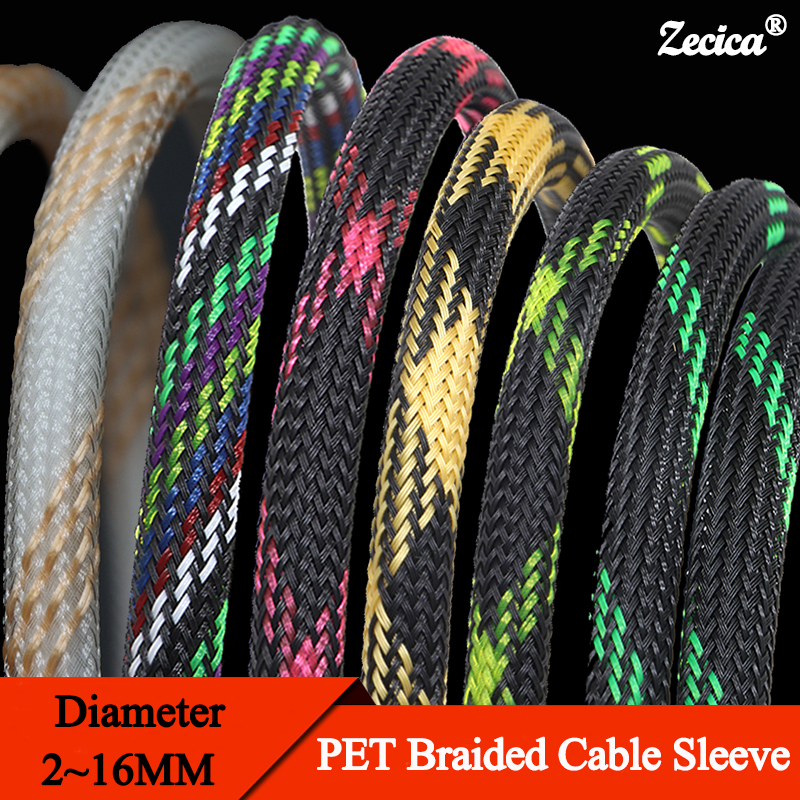 1~50M PET Expandable Cable Sle - Cable Sleeve Braided ulasan dan harga