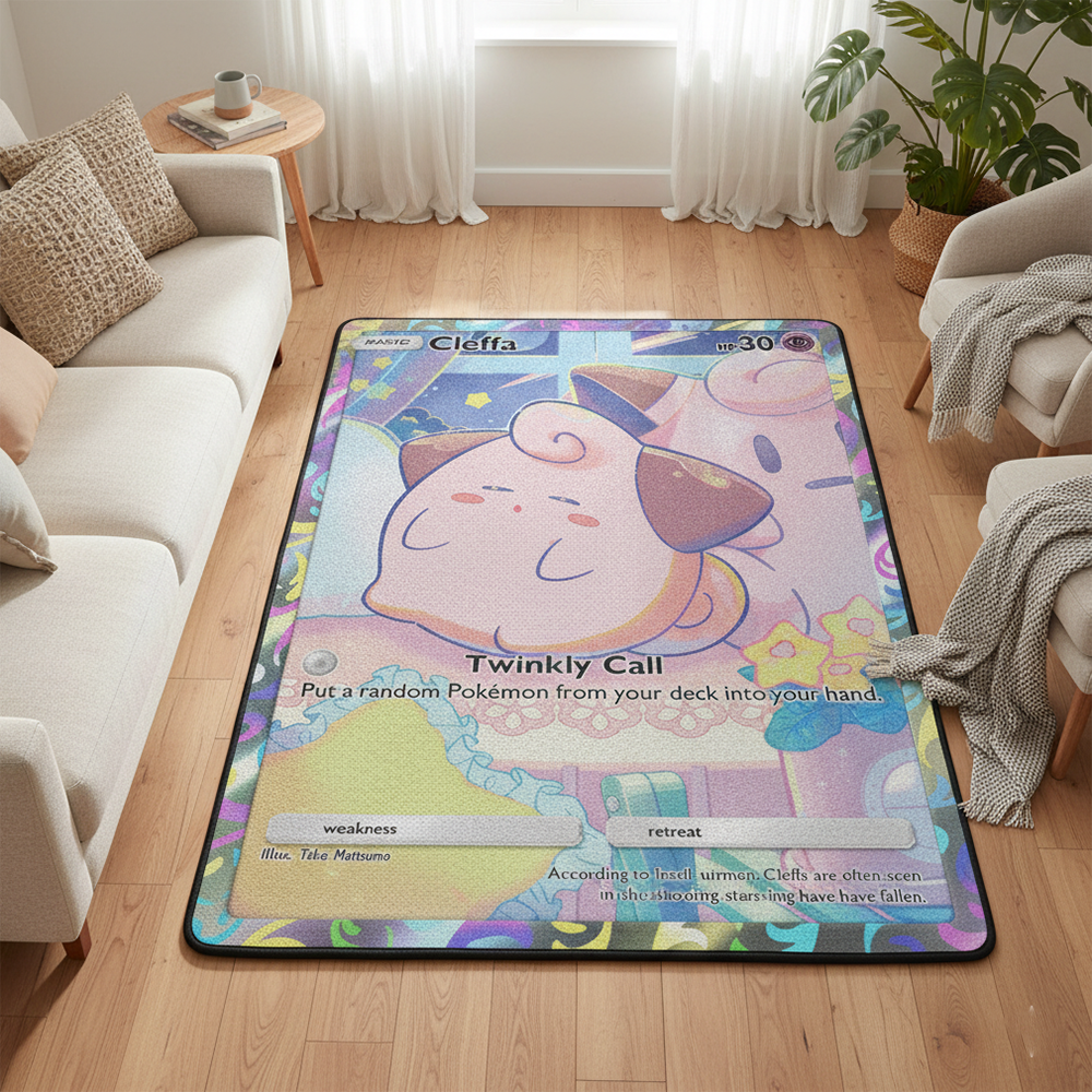 Pokemon Cleffa Anime Rug Kawai - Gaming Accessories Kawaii ulasan dan harga