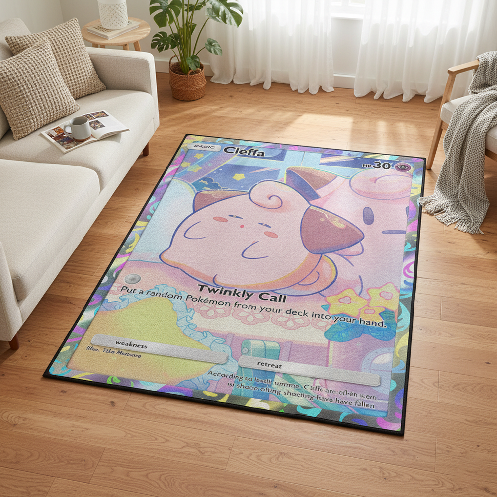 Pokemon Cleffa Anime Rug Kawai - Gaming Accessories Kawaii ulasan dan harga