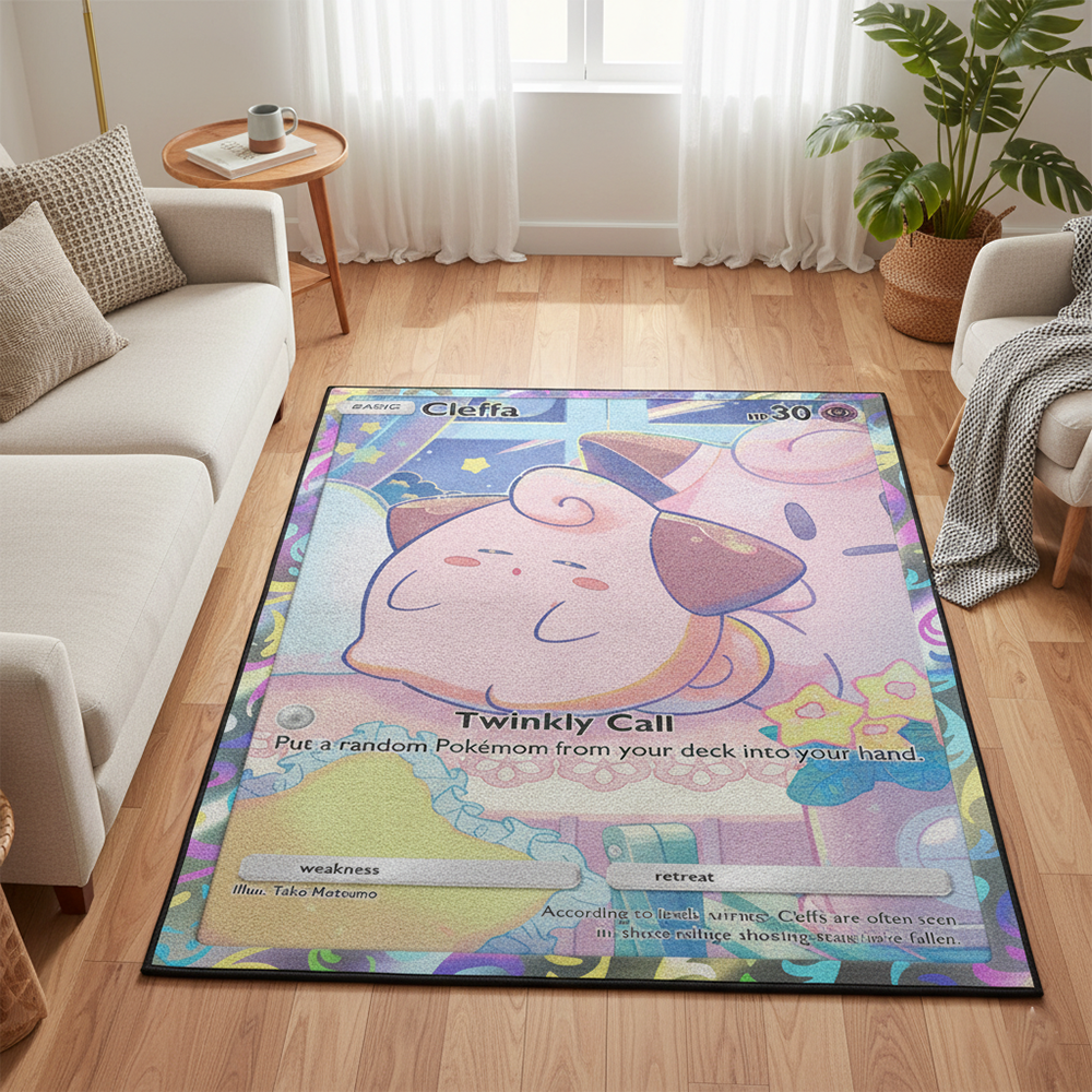 Pokemon Cleffa Anime Rug Kawai - Gaming Accessories Kawaii ulasan dan harga
