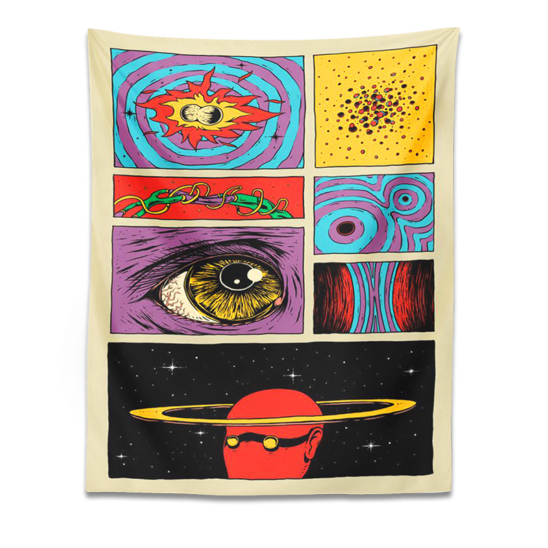 VIKAMA Psychedelic Collage Art - Vintage Gaming Accessories ulasan dan harga