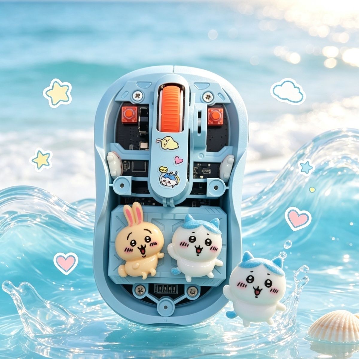 DIY Assemble Chiikawa Usagi Ha - Gaming Accessories Kawaii ulasan dan harga