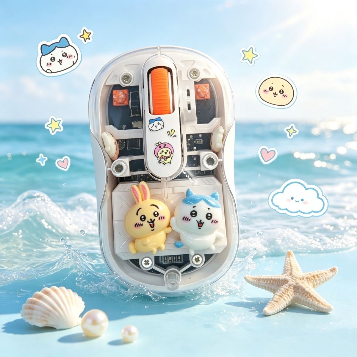 DIY Assemble Chiikawa Usagi Ha - Gaming Accessories Kawaii ulasan dan harga
