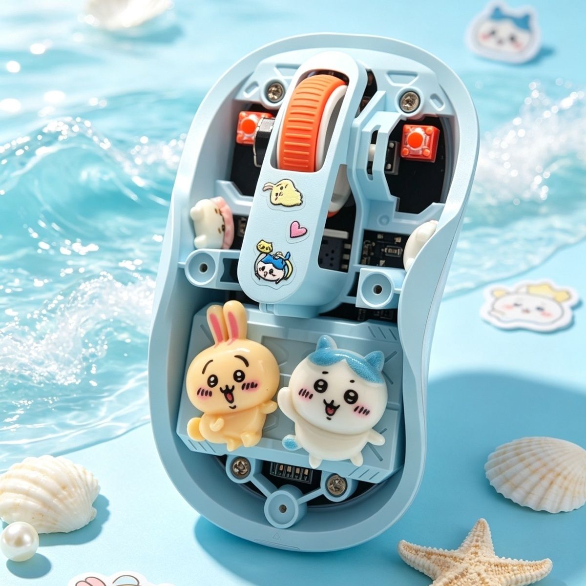 DIY Assemble Chiikawa Usagi Ha - Gaming Accessories Kawaii ulasan dan harga