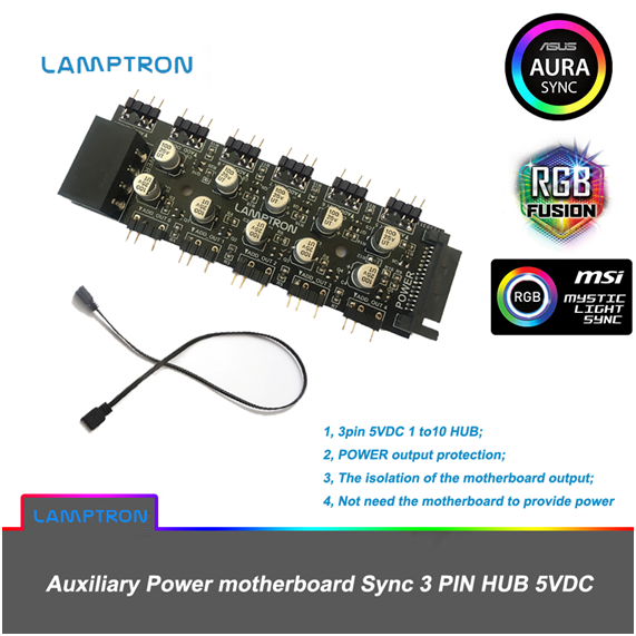 LAMPTRON SP101 10X Addressable - Gaming Hardware And Accessories ulasan dan harga