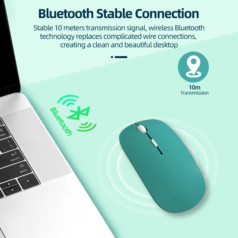 Bluetooth Wireless Mouse Silen - Gaming Accessories Ipad ulasan dan harga