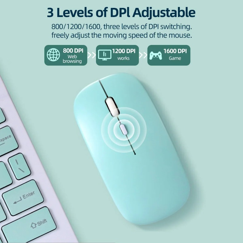 Bluetooth Wireless Mouse Silen - Gaming Accessories Ipad ulasan dan harga