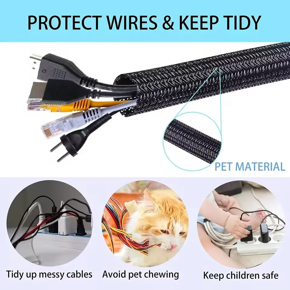 Cable Sleeve Self Closing PET  - Cable Sleeve Braided ulasan dan harga