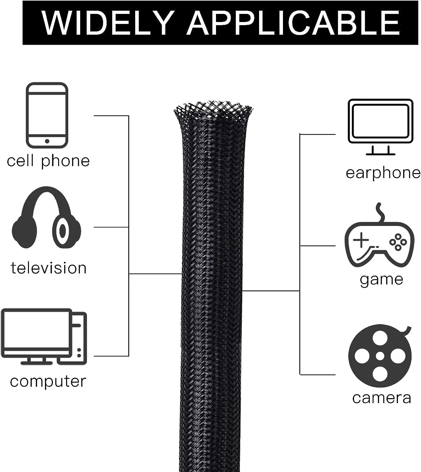 Cable Sleeve Self Closing PET  - Cable Sleeve Braided ulasan dan harga
