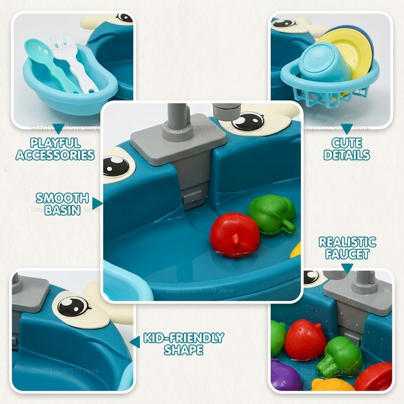 Children Play Kitchen Set with - Gaming Accessories You Need ulasan dan harga