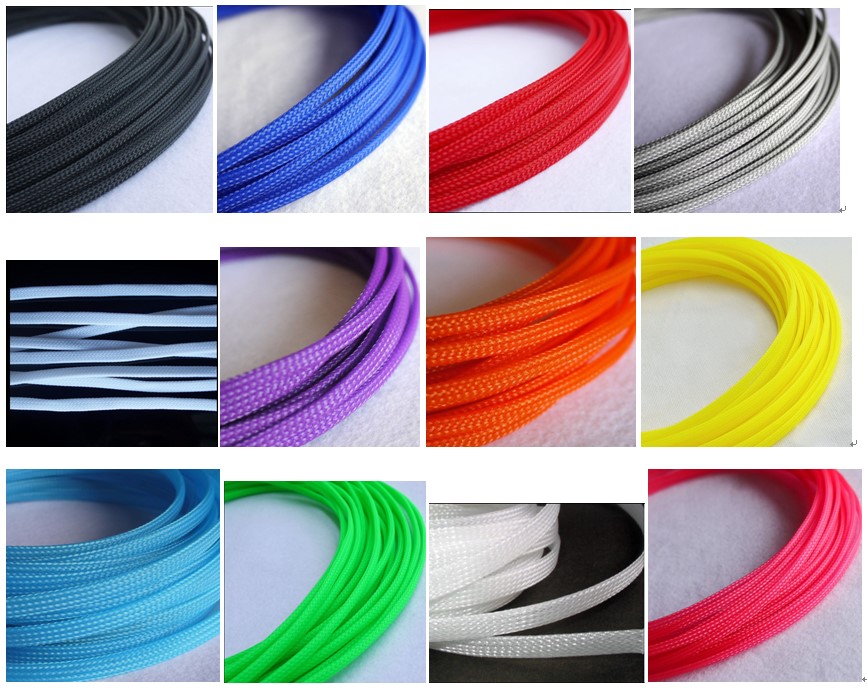 3MM 4MM 6MM 8MM 10MM 12MM 16MM - Cable Sleeve Braided ulasan dan harga