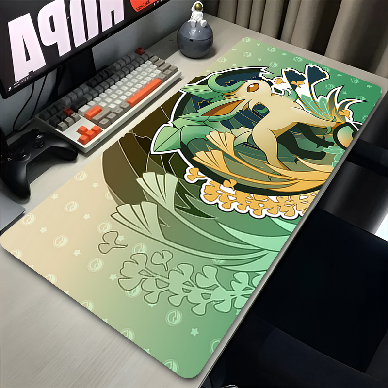Mouse Pad Gamer P-pokemon Leaf - Gaming Accessories Desk ulasan dan harga