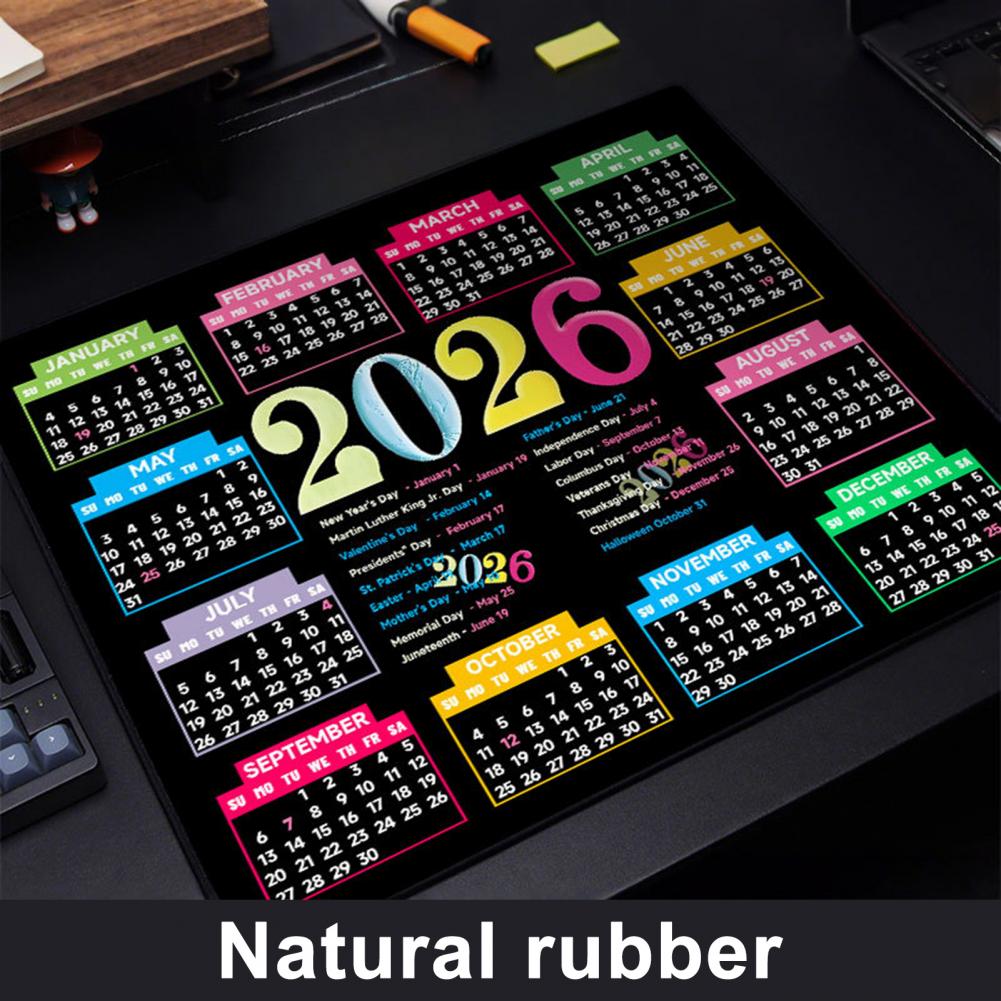 2026 Calendar Mouse Pad Waterp - Gaming Accessories Desk ulasan dan harga