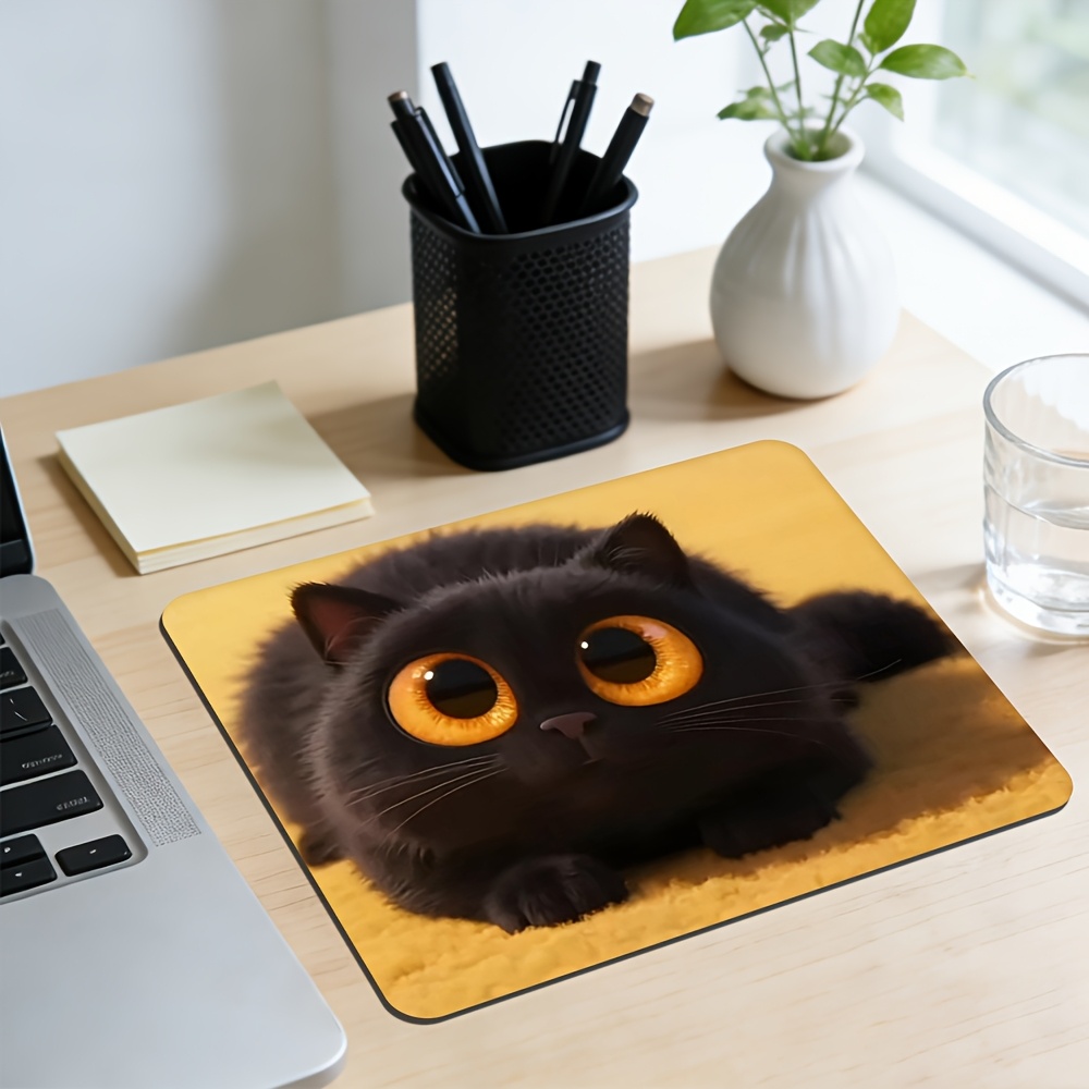 Brand Black Cat Mouse Pad Iron - Gaming Accessories Brands ulasan dan harga