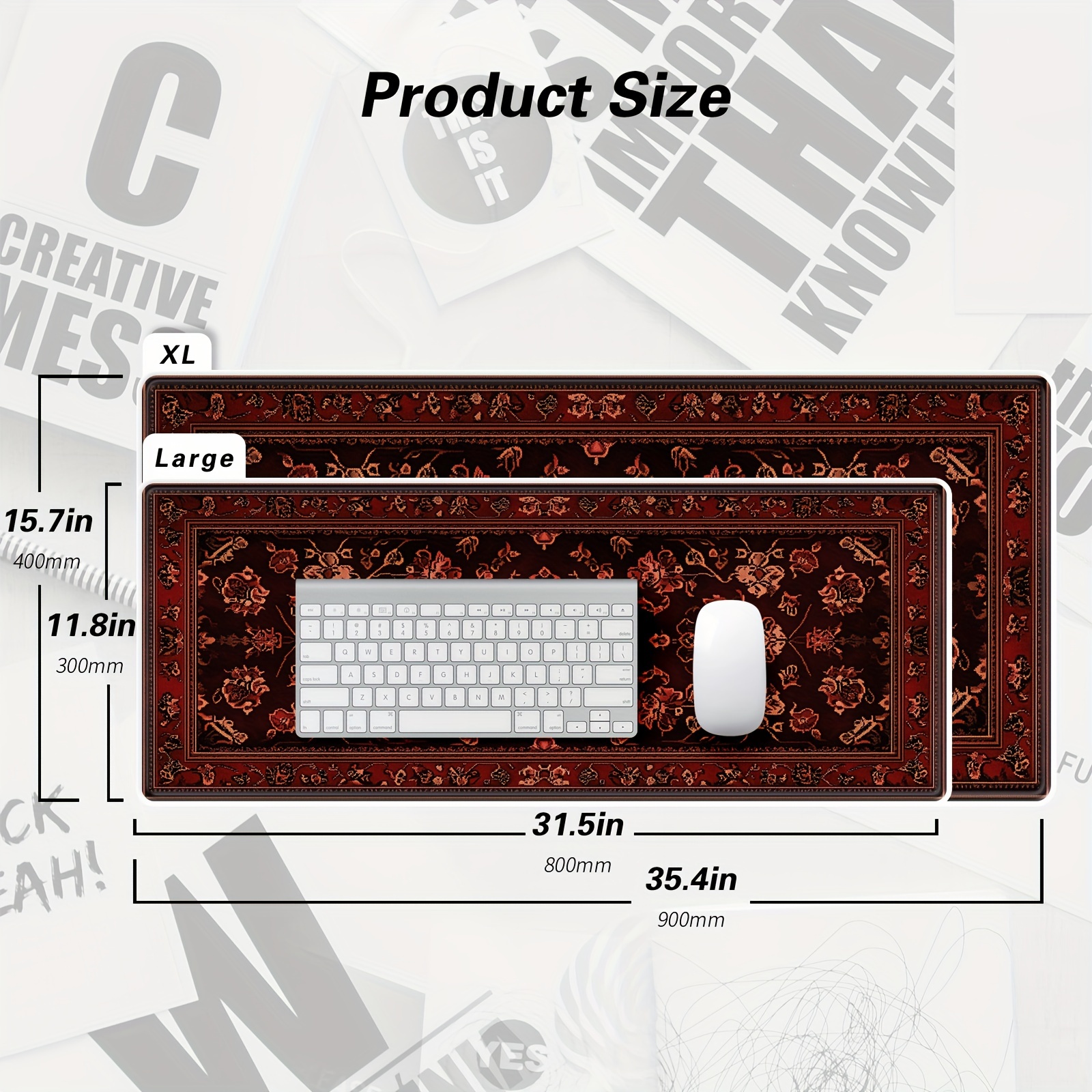Vintage Persian Pattern Mouse  - Vintage Gaming Accessories ulasan dan harga