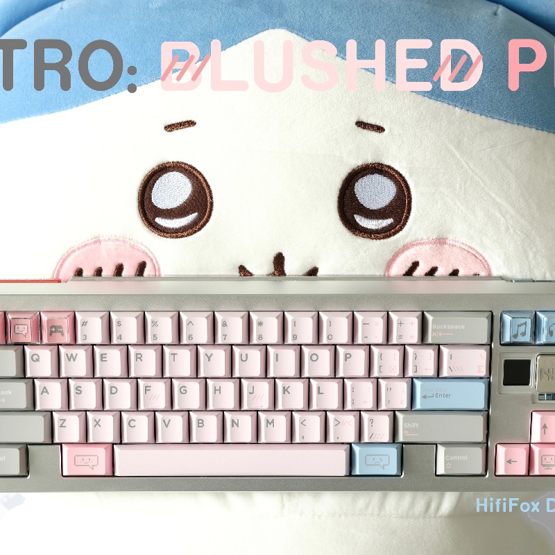 Shy Pink Vintage Theme Keycaps - Vintage Gaming Accessories ulasan dan harga