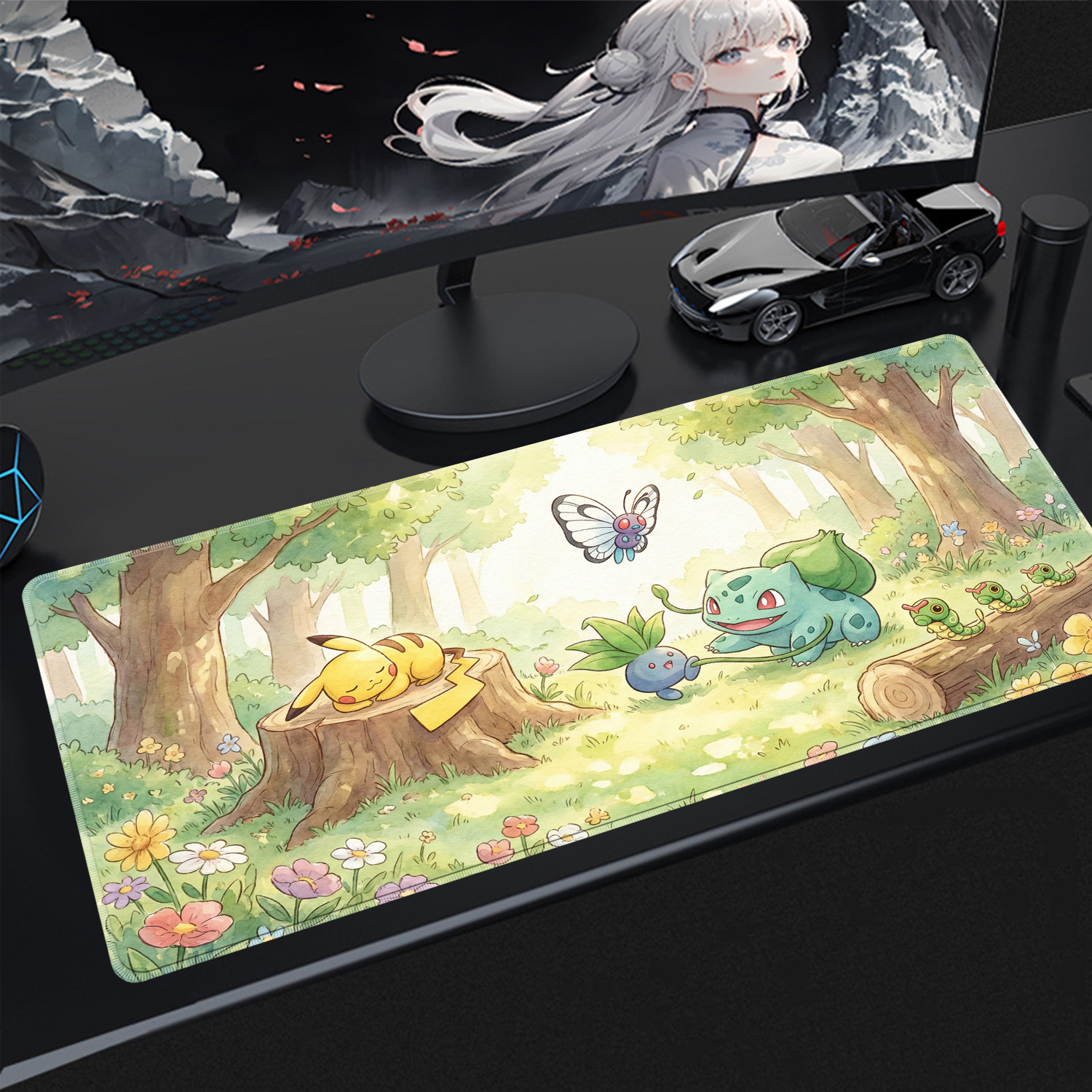 Kawaii Mouse Pad Gaming PC Acc - Gaming Accessories Cheap ulasan dan harga