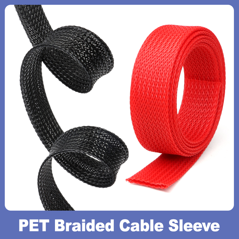 Red Black 2/4/6/8/10/12/14/16/ - Cable Sleeve Braided ulasan dan harga