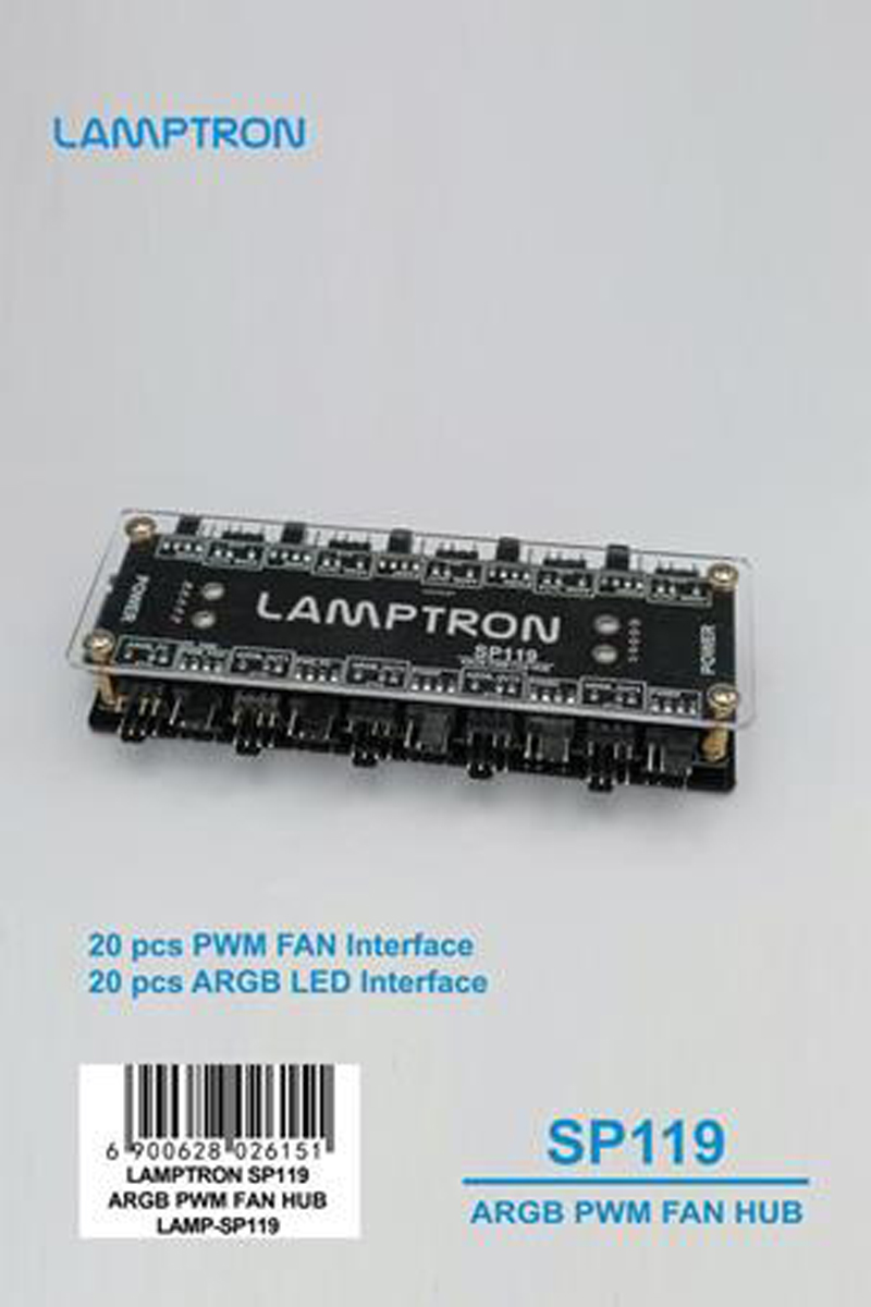 LAMPTRON 20-Way ARGB PWM Fan H - Gaming Hardware And Accessories ulasan dan harga