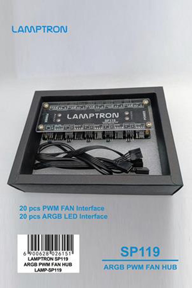 LAMPTRON 20-Way ARGB PWM Fan H - Gaming Hardware And Accessories ulasan dan harga