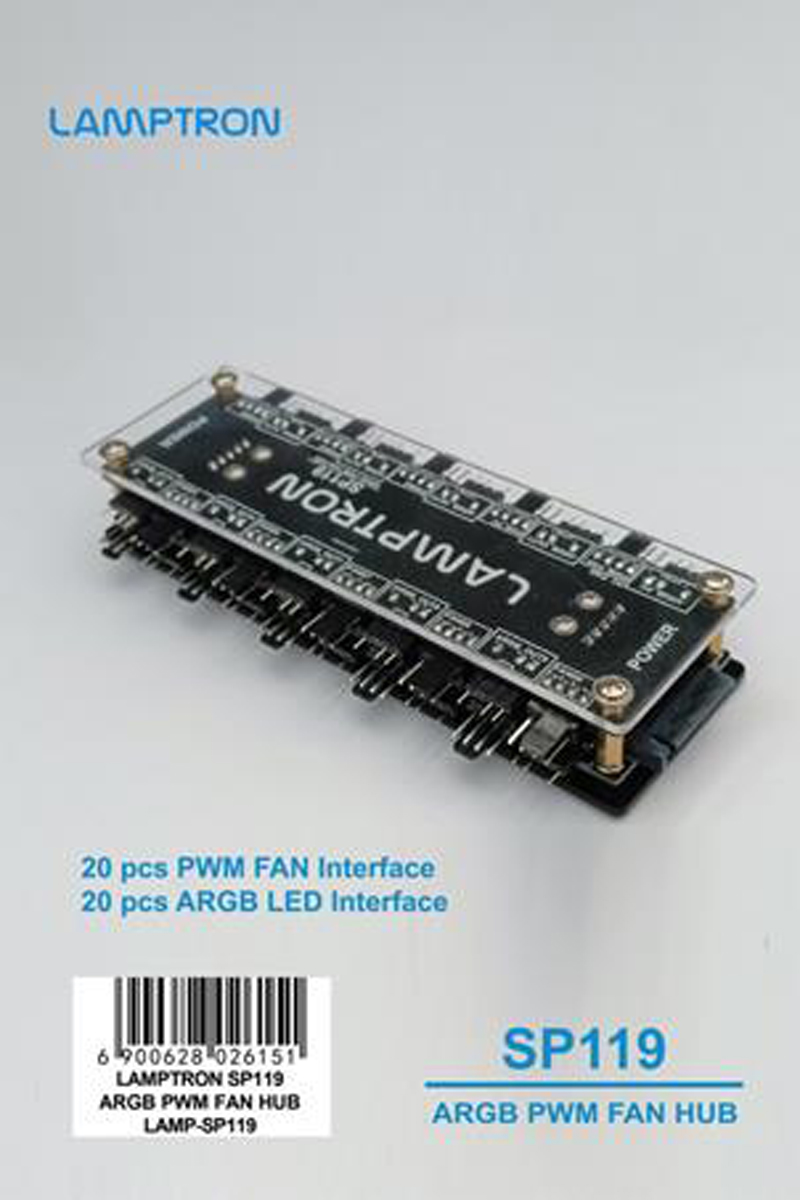 LAMPTRON 20-Way ARGB PWM Fan H - Gaming Hardware And Accessories ulasan dan harga
