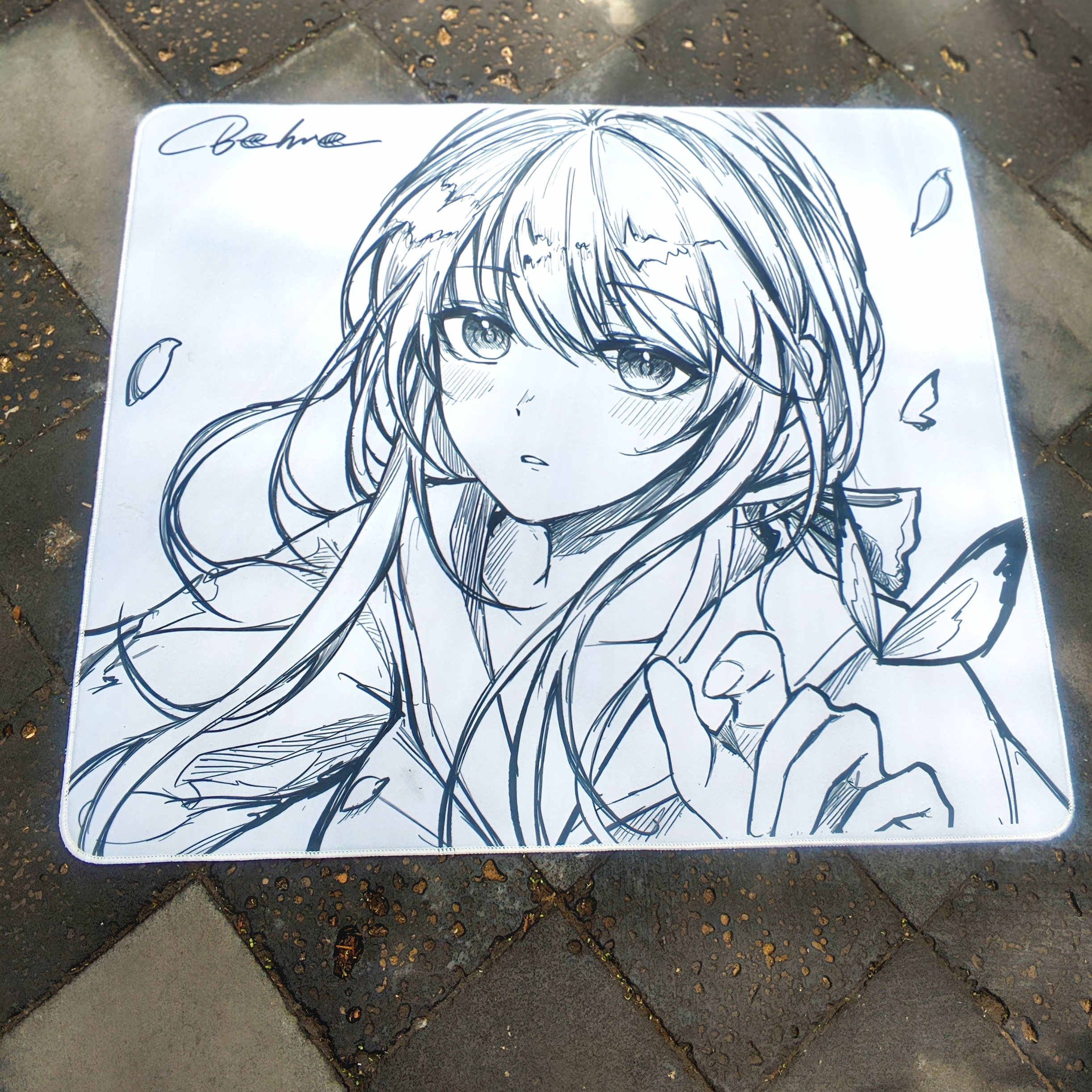 Cartoon Behre GALGAME Gaming M - Gaming Accessories Desk ulasan dan harga