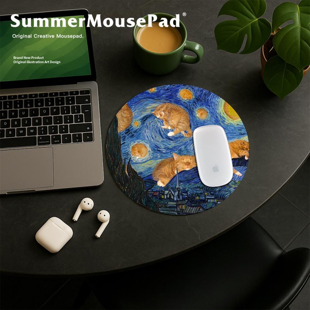 Cute Cats Mouse Pad Vintage St - Vintage Gaming Accessories ulasan dan harga