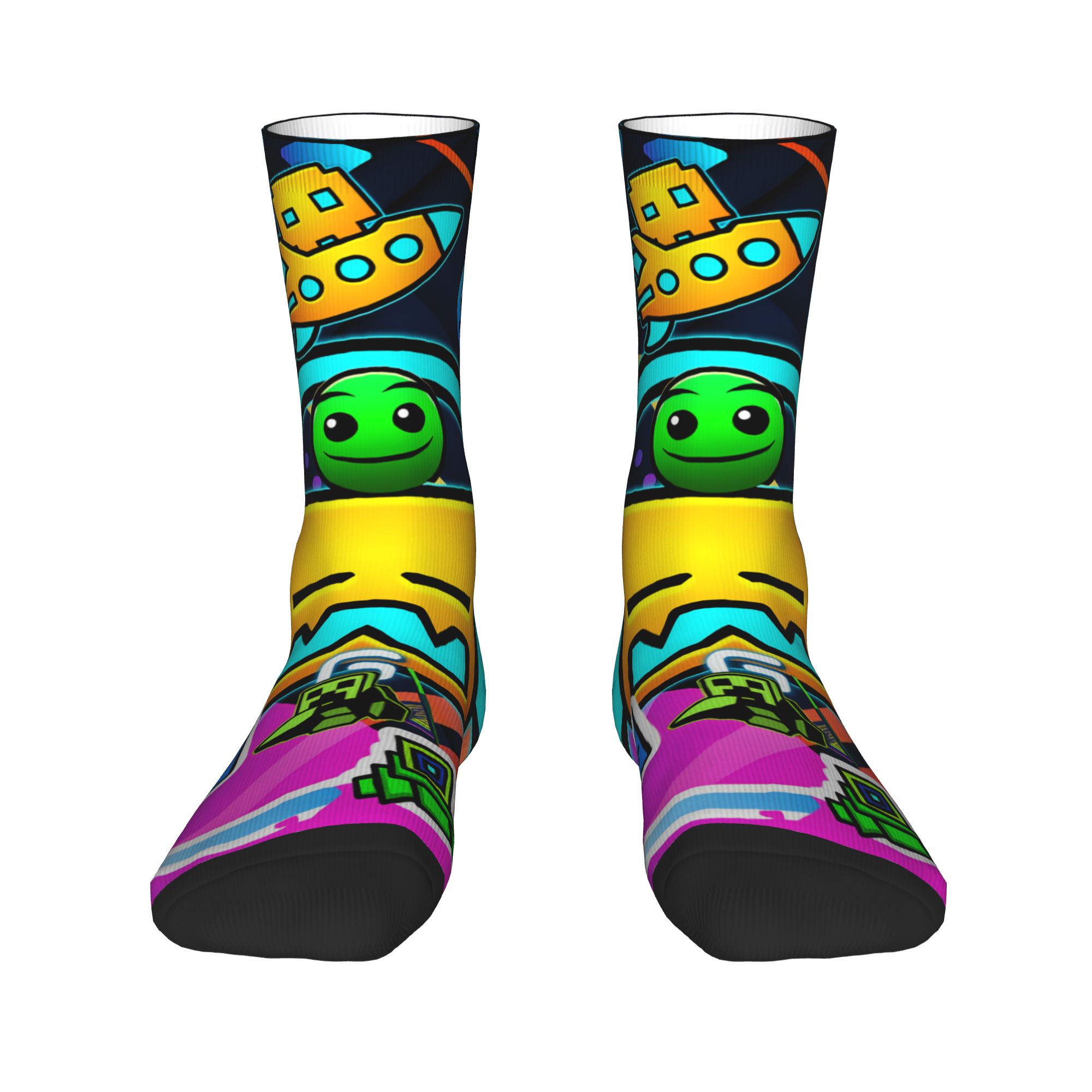 Geometry Gaming Dashed Socks   - Vintage Gaming Accessories ulasan dan harga