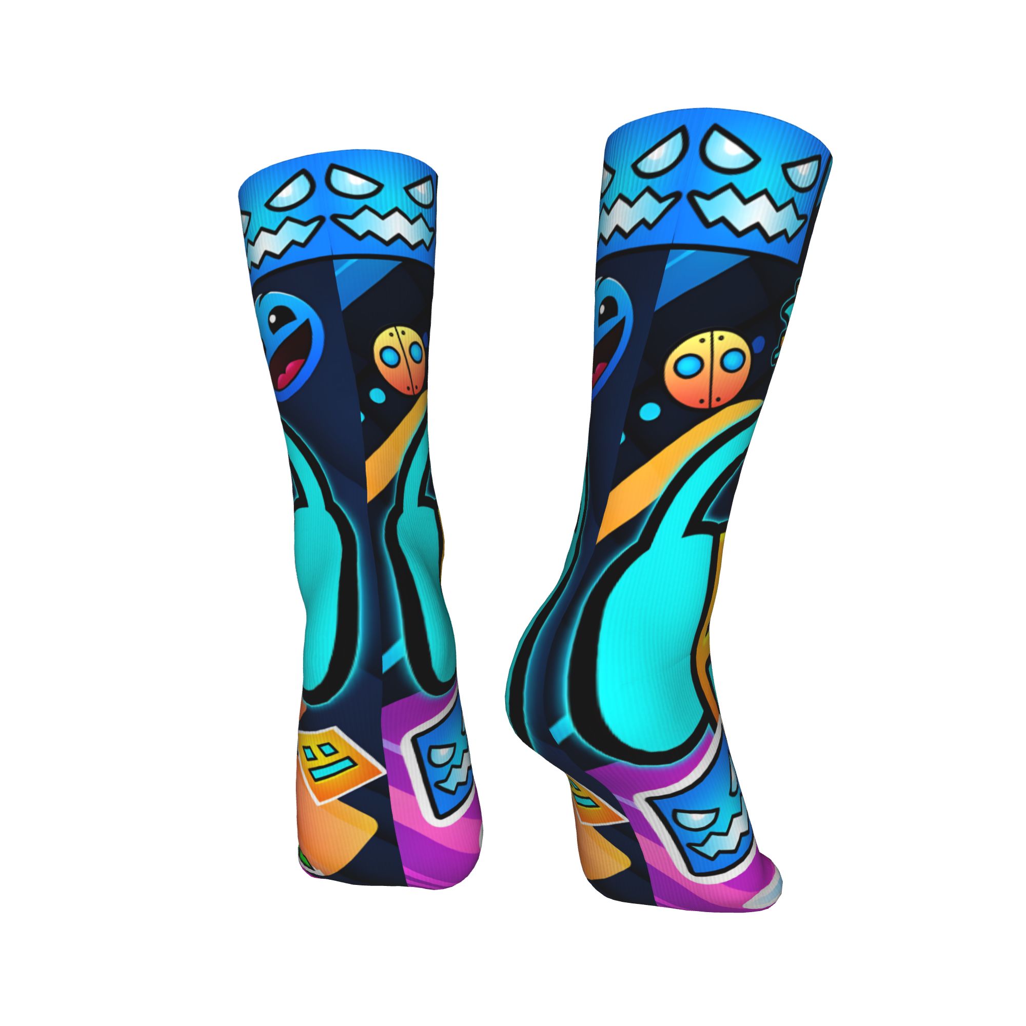 Geometry Gaming Dashed Socks   - Vintage Gaming Accessories ulasan dan harga