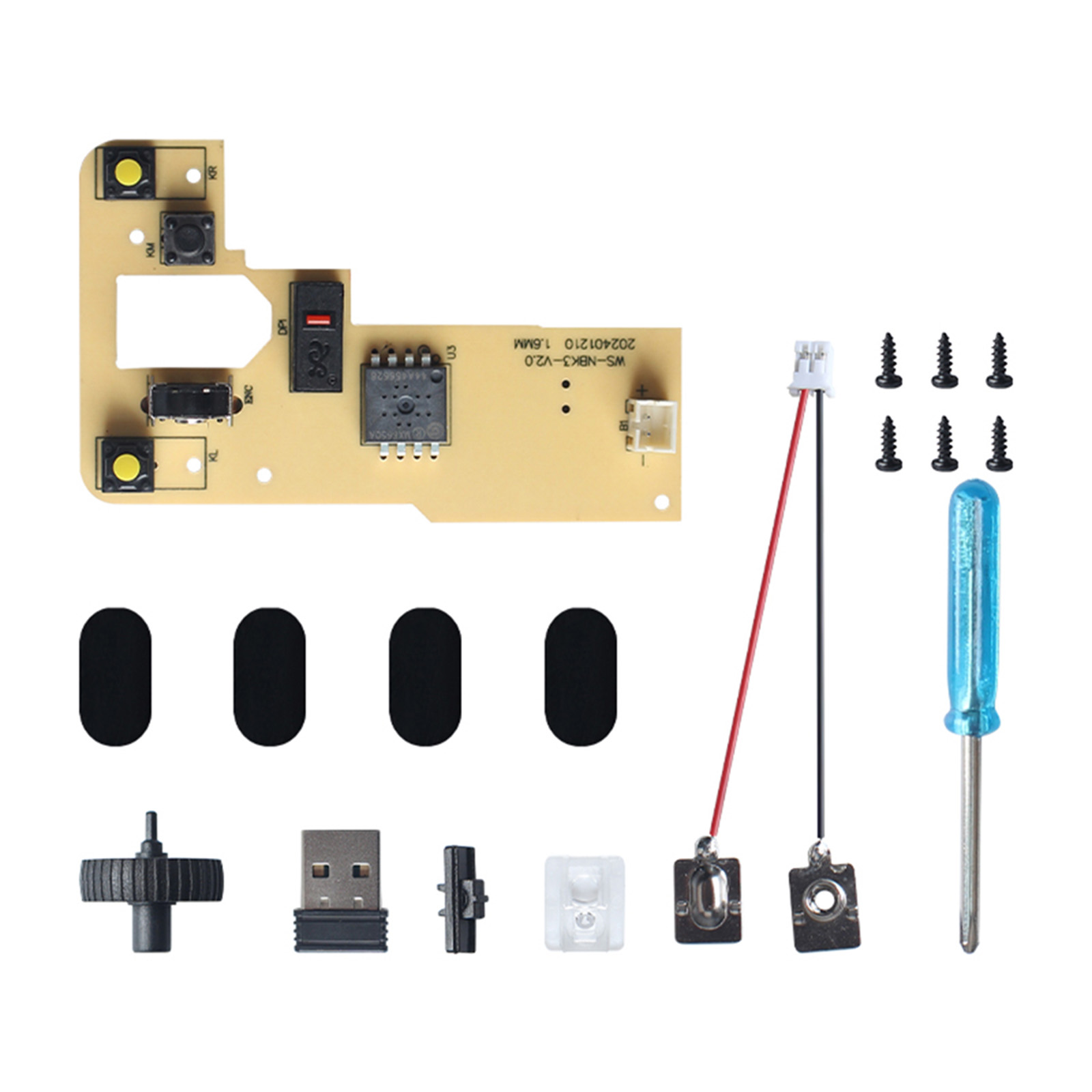 1 Set DIY Wireless Mouse Print - Gaming Hardware And Accessories ulasan dan harga