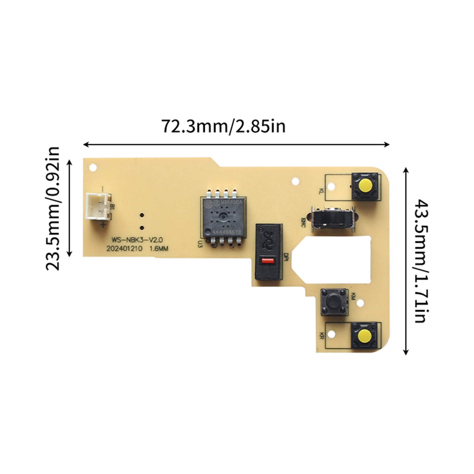 1 Set DIY Wireless Mouse Print - Gaming Hardware And Accessories ulasan dan harga