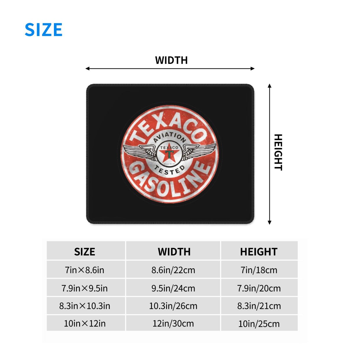 Vintage Texaco Logo Mouse Pad  - Vintage Gaming Accessories ulasan dan harga